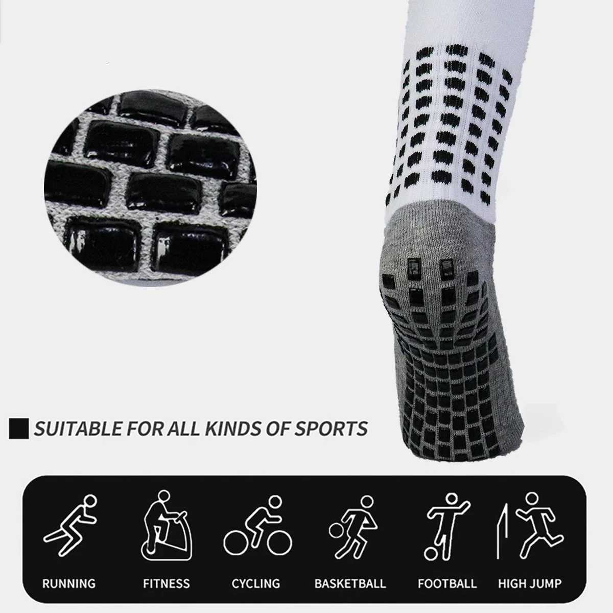 Long Football Socks Mens Long Tube Professional Training Soccer Socks Thickened Silicone NonSlip Towel Bottom Sports SocksW251011