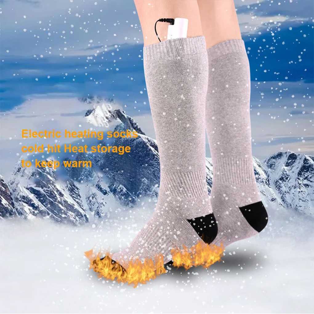 Winter Heated Socks Electric Heated Socks for Skiing Cycling Insulated Sock Intelligent Unisex Heated Sports Stockings ThermalW251011