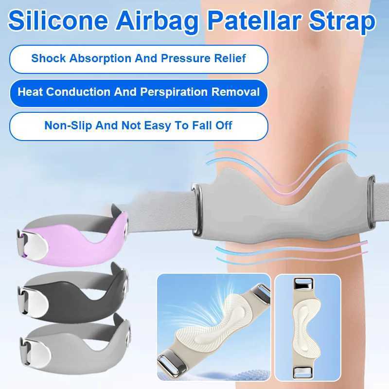 Adjustable Silicone Knee Pads for Sports NonSlip Decompression Patella Strap C251011