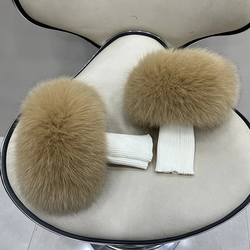 Fox Fur Cuffs Arm Warmer Women Bracelet Fur Wristband Glove Warmer Wrist Warmer Coat Jacket Boots Warm Accessories 251009