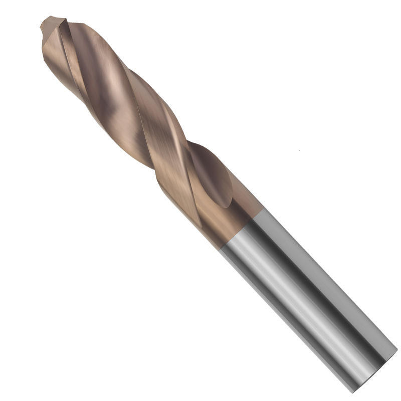 AHNO SP-X 3D High-Speed Tungsten Steel Carbide Internal Cooling Drill Bit with Fixed Shank and Water Outlet