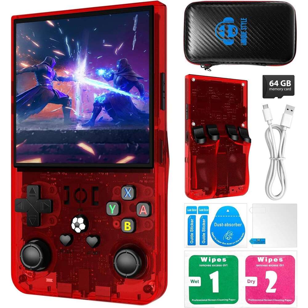 Original Genuine R36MAX Open Source Handheld 4.0inch Large Screen PSP Game Console 2