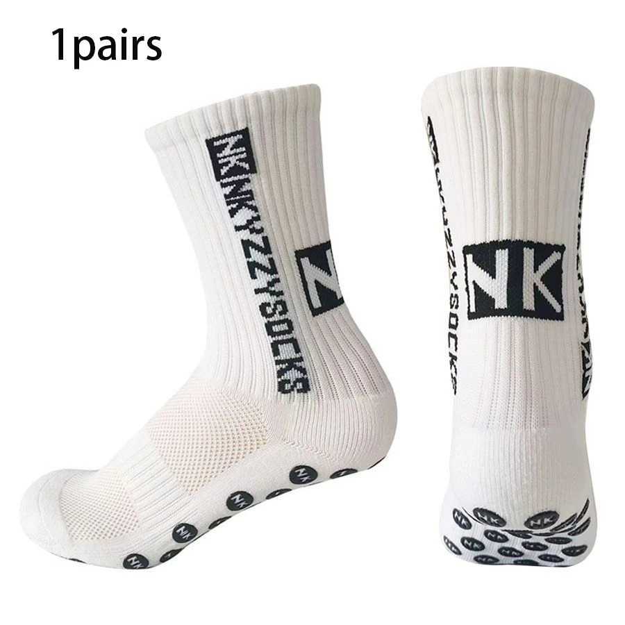 5 Pairs Men Football Socks Grip Anti Slip Soccer Socks Sports Men Women Baseball Rugby Socks Womens Yoga SocksW251011