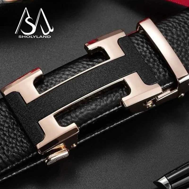 2025 Hot Selling Business Mens Belt with Hshaped Button Head for Daily Suit Formal Decoration Mens Business Belt Z251011