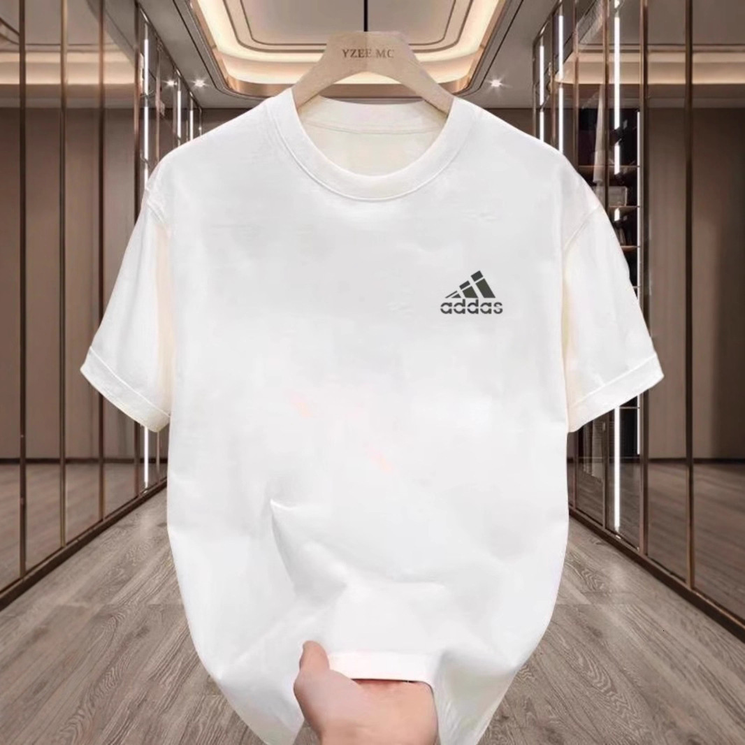 Foreign Trade Big Brand Cut Label Discount Clearance Short Sleeve Designer Hoodie T-shirt Unisex Summer Designer Shirt Fashion Brand Versatile Loose C