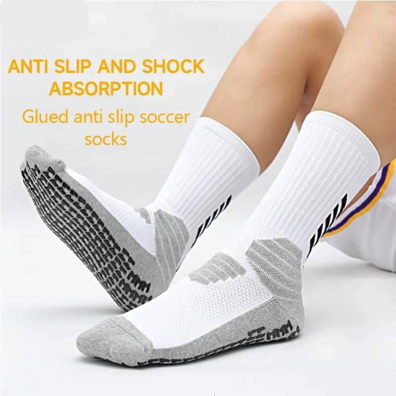 Professional Football Men Medium Tube Adult Thickened Towel Bottom Anti Slip Soccer For Socks Sports Glue Resistant WholesaleW251011