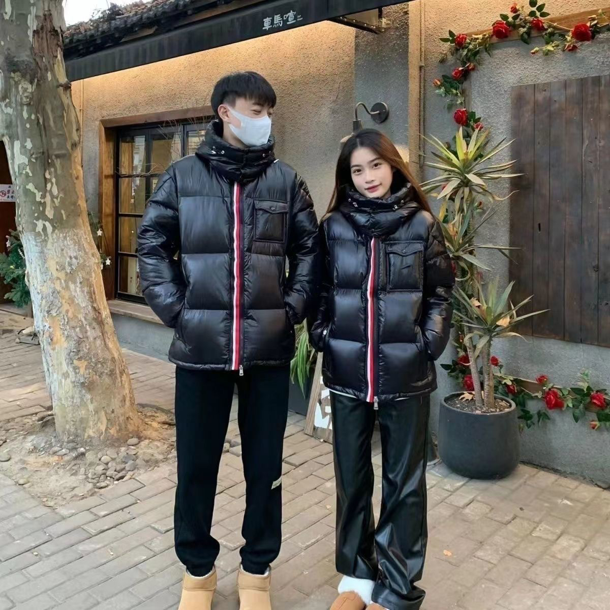 Designer puffer jacket winter mens down jacket womens coat parka fashion Style Thick Outfit Windbreaker Pocket Outsize Warm Coats QR code NFC