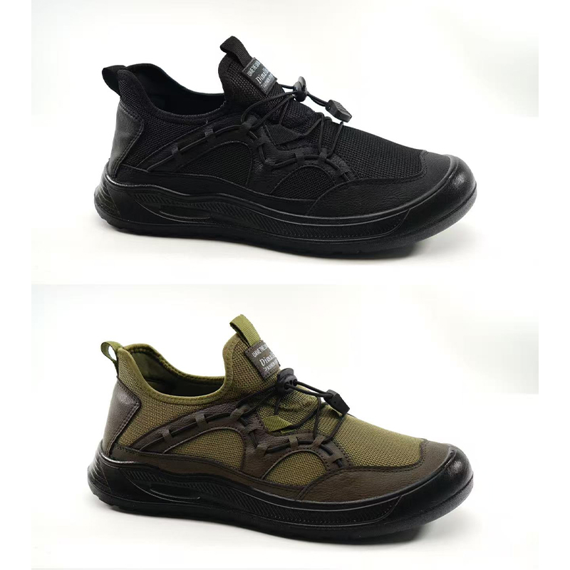 Breathable Mens Casual Hiking Shoes - Non-Smelling Mesh Footwear with Comfort Soft Sole