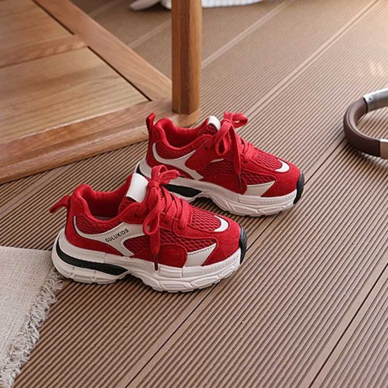 2025 Autumn New Children Casual Shoes for Girls Boys Fashion Korean Sle Soft Bott Antislippery Versatile School Sneakers Y251011 XJ260303