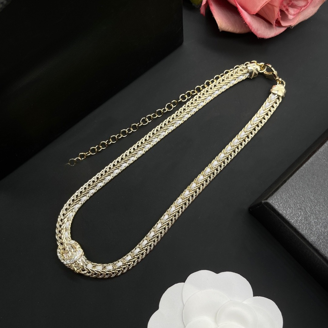 Designer Choker Necklace Luxury Women Bangle Crystal Necklace Pendant Bracelet Wedding Party Jewelry with Box