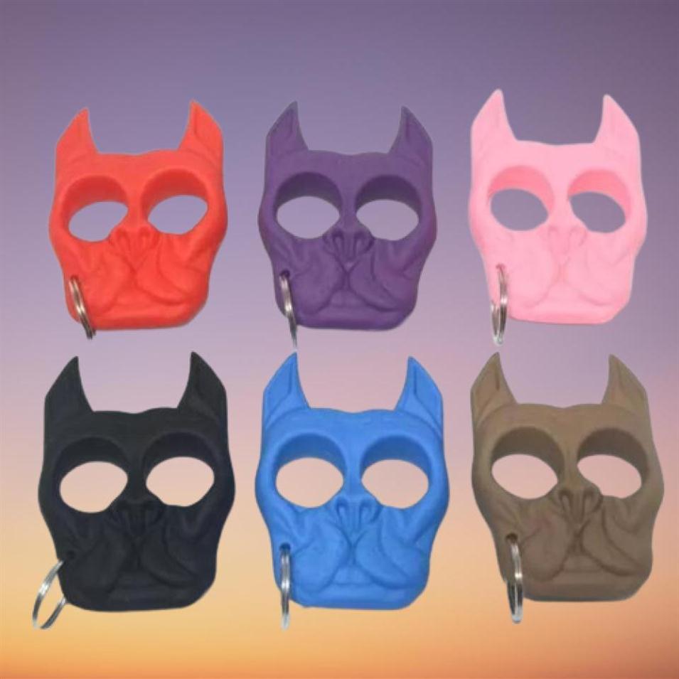 Mini Emergency Self Defense Keychain Personal Safty Plastic Steel Talon Dog Key Chain Charm Car keychains53992342888