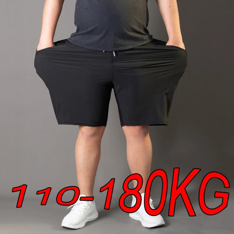 Men Plus Size Shorts Summer Pants Work Trousers Quickdrying Loose Fit Sports Fitness Sweatpants 250214