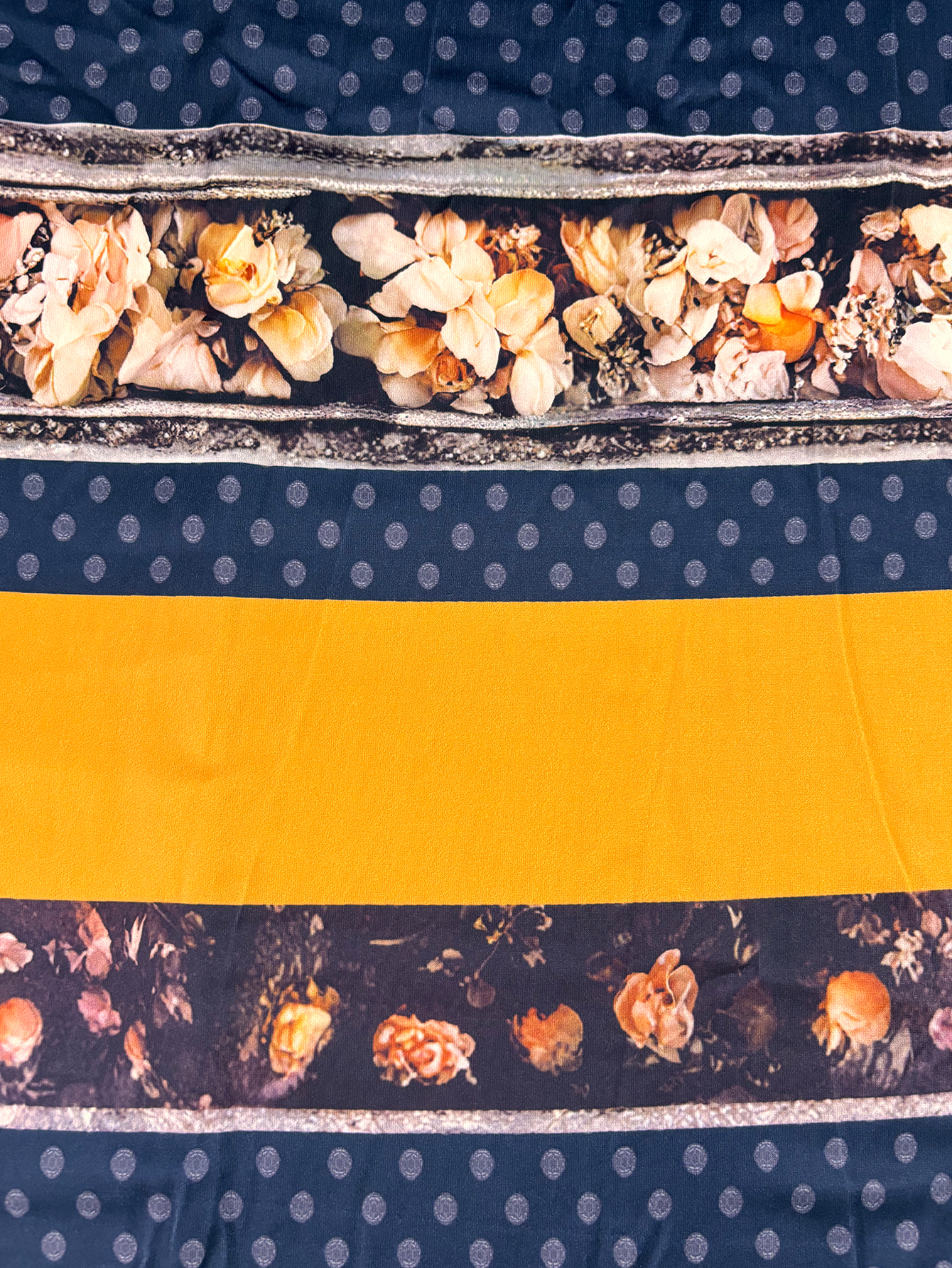 Women's Autumn Winter New Floral Printed Maxi Dress - Casual Versatile Vacation Round - Neck Long - Sleeve Dress-CF56278