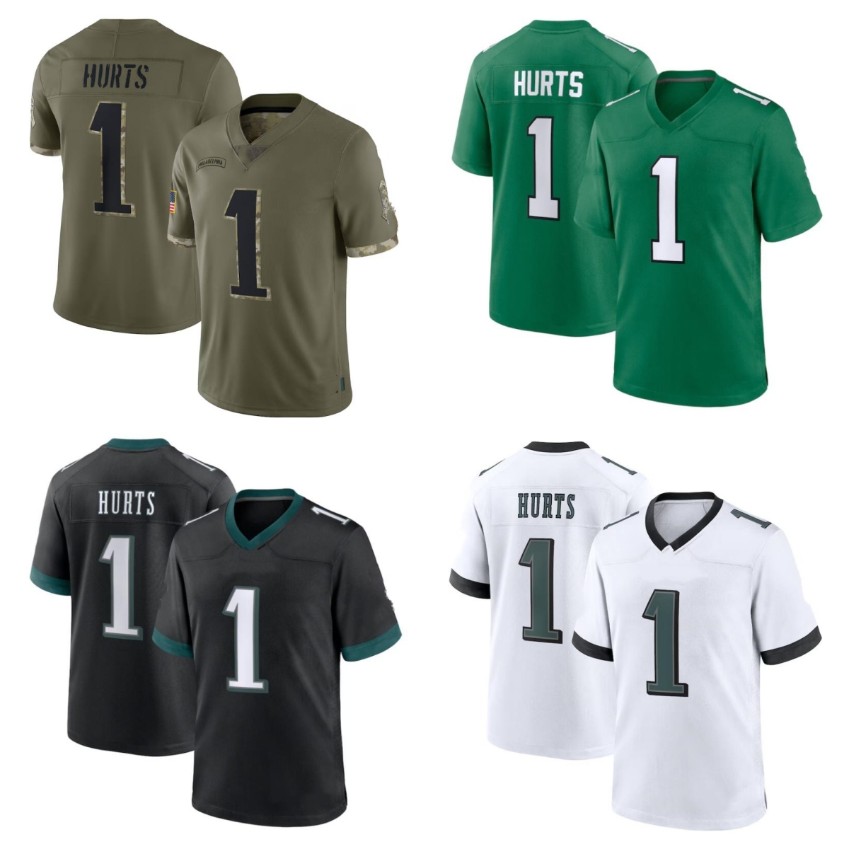 26 Saquon Barkley Jalen Hurts EaglesJerseys Super Bowl LIX custom Jerseys Kenny Pickett Jason Kelce Brown Miles Sanders DeVonta Smith Haason Reddick Swift