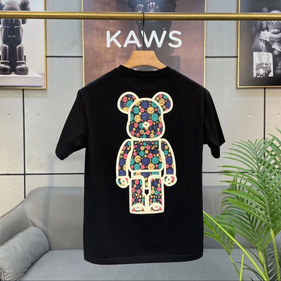 Casual Designer Shirt Designer Hoodie New Couple Short Sleeve Summer Men's European And American Stylish T-shirt Fashion Trendy Bear Half Sleeve Base Layer