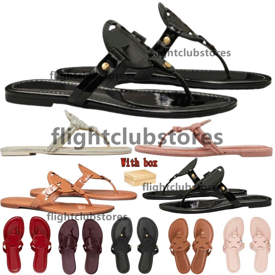 Womens designer slides fashion Summer Beach Casual Designer Slippers top quality black white sandals Toriburch Tori O3CF