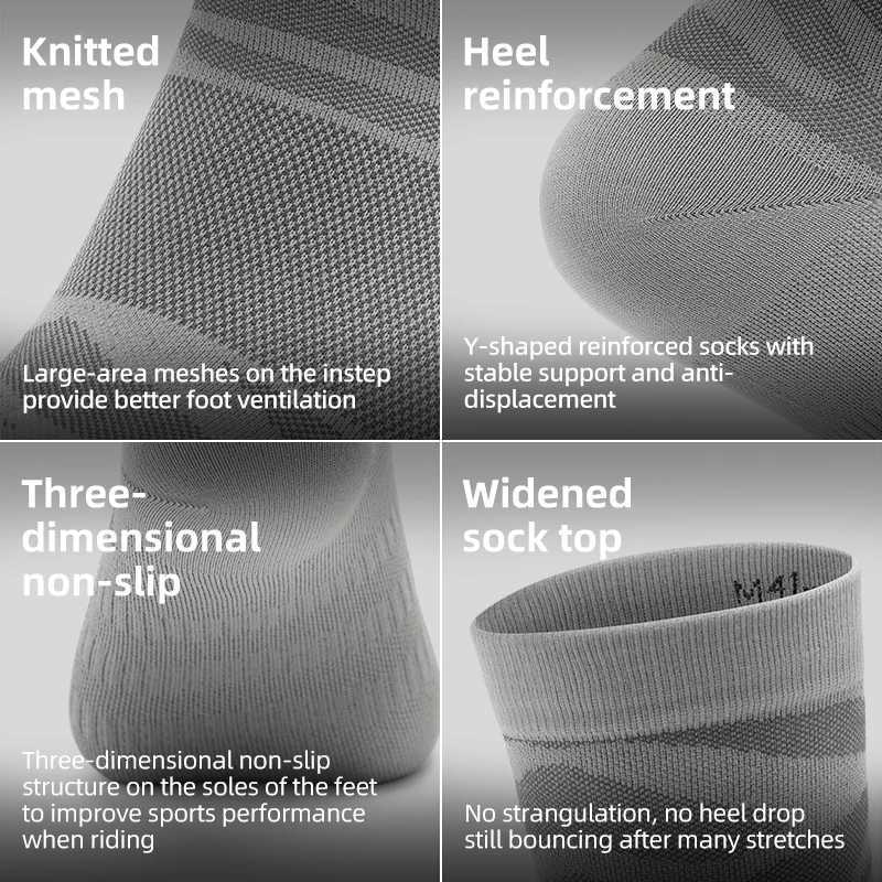 Velonuts Cycling Socks Outdoor WearResistant Unisex MTB Bike Breathable Sports Socks Comfortable Quick Dry Professional SocksW251011