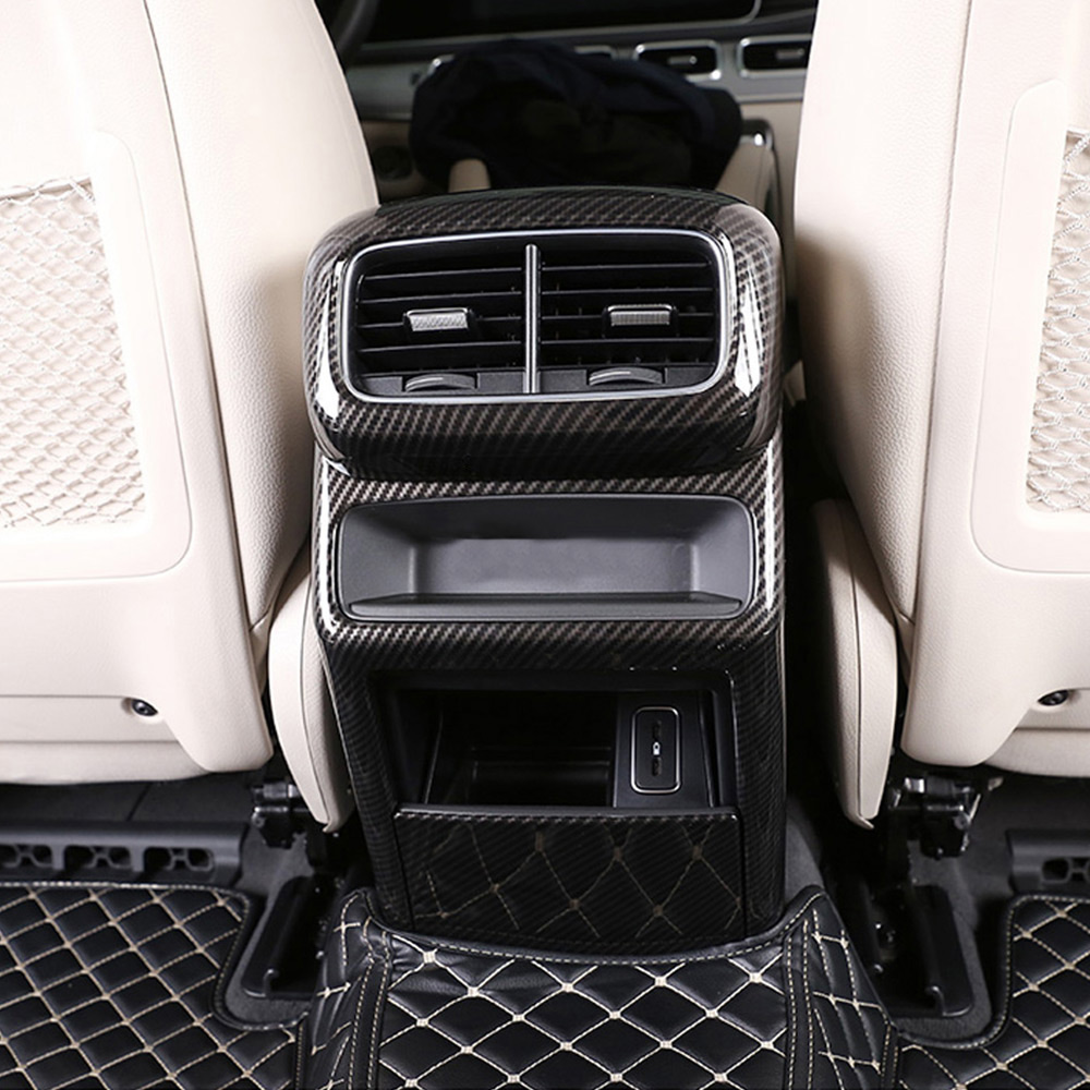 Carbon Fiber Rear Air Vent Conditioning Outlet Cover Anti-Scratch Trim for Mercedes Benz GLE W167 GLE Coupe C167 350 450 53 amg GLS X167 580 63 AMG In