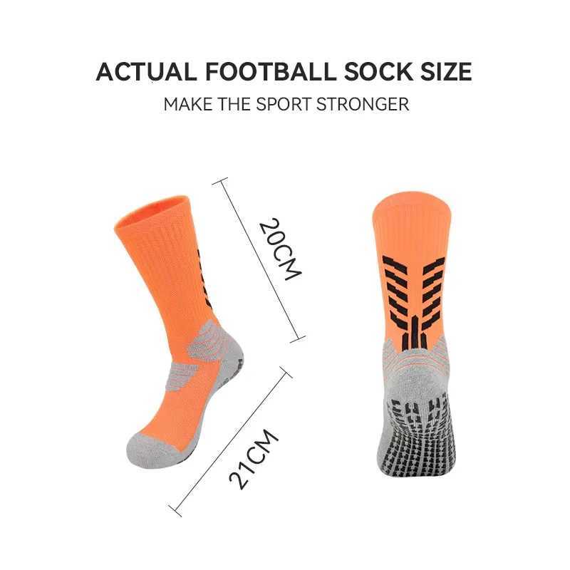 Professional Football Men Medium Tube Adult Thickened Towel Bottom Anti Slip Soccer For Socks Sports Glue Resistant WholesaleW251011