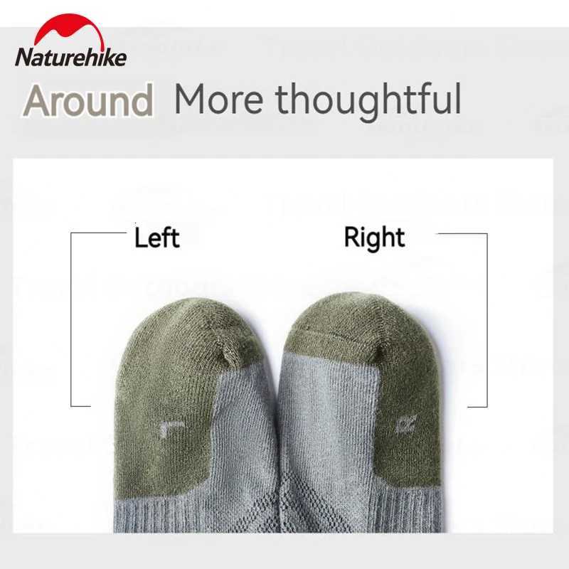 Naturehike Quick Drying Sport Socks Men Women Cycling Short Barrel Medium Barrel Socks Outdoor Mountaineering Antibacterial SockW251011