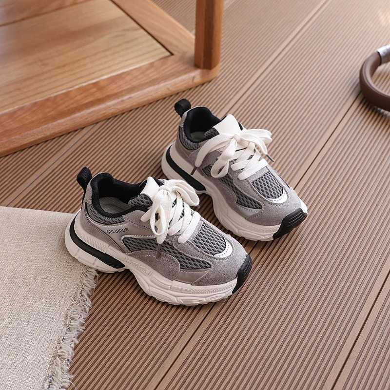 2025 Autumn New Children Casual Shoes for Girls Boys Fashion Korean Sle Soft Bott Antislippery Versatile School Sneakers Y251011 XJ260303