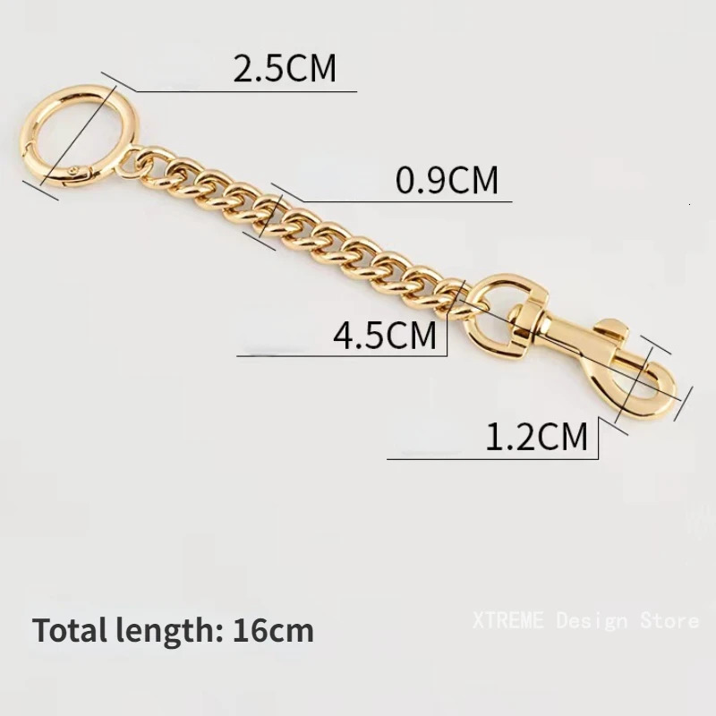 16cm Durable Extension Bag Chain Extension Shoulder Strap Bag Handle Straps Handbag Extension Chain Extend Underarm Bag Strap 251011
