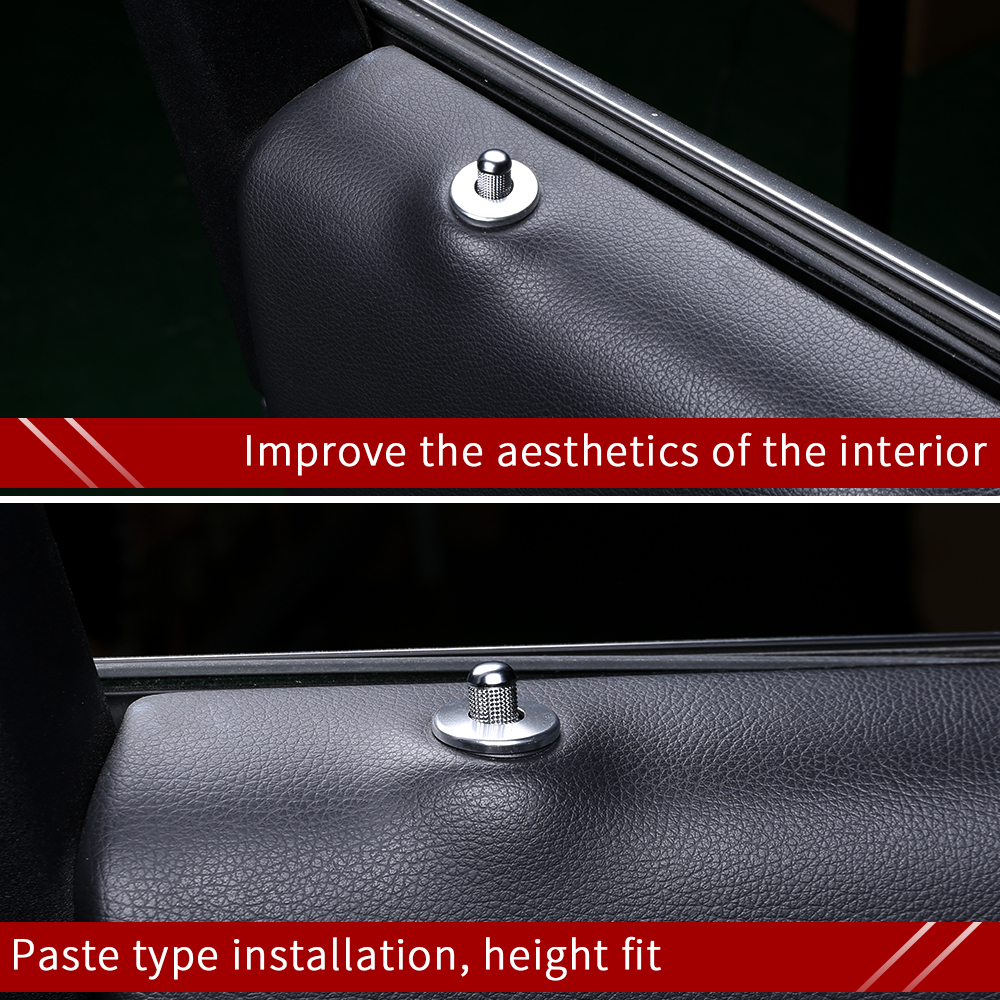 Car Door Lock Pin Pins Cover Trim Decoration for Mercedes-Benz GLE350 W167 GLE450 C167 53 AMG 580 63 AMG S GLS450 X167 GLS580 Interior Accessories