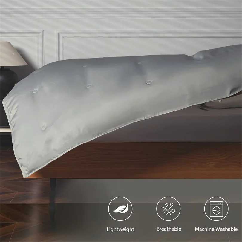 Silk Blanket with 100 Mulberry Silk Filled Summer Air Condition Throw Blanket Lightweight and Ultra Soft Thin Summer Comforter C251011