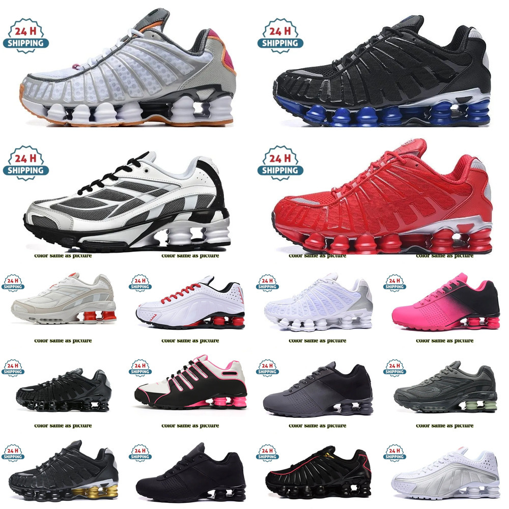 shox TL Designer NZ Running shoes Triple Black White Blue Red Pink Grey Gold Sier Ride 2 Men Women trainers Sports Sneakerszs