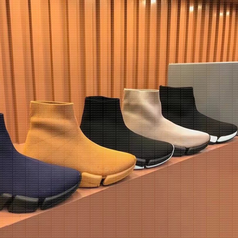 Designer Paris shoes Sock Shoes For Me Women Triple-S black White Red Breathable Sneakers Race Runner Shoes Balencai shoes Walking Sports Outdoor