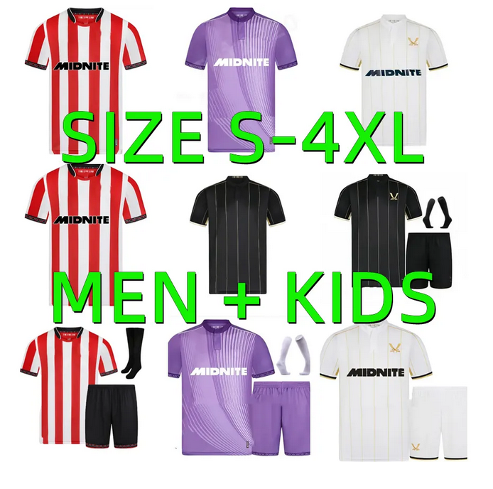 25 26 Sheffields HOME United soccer jerseys away AHMEDHODZIC HAMER SOUZA DAVIES BOGLE GRBIC BREWSTER ARCHER ARBLASTER 2025 2026 JERSEY FOOTBALL THISRT