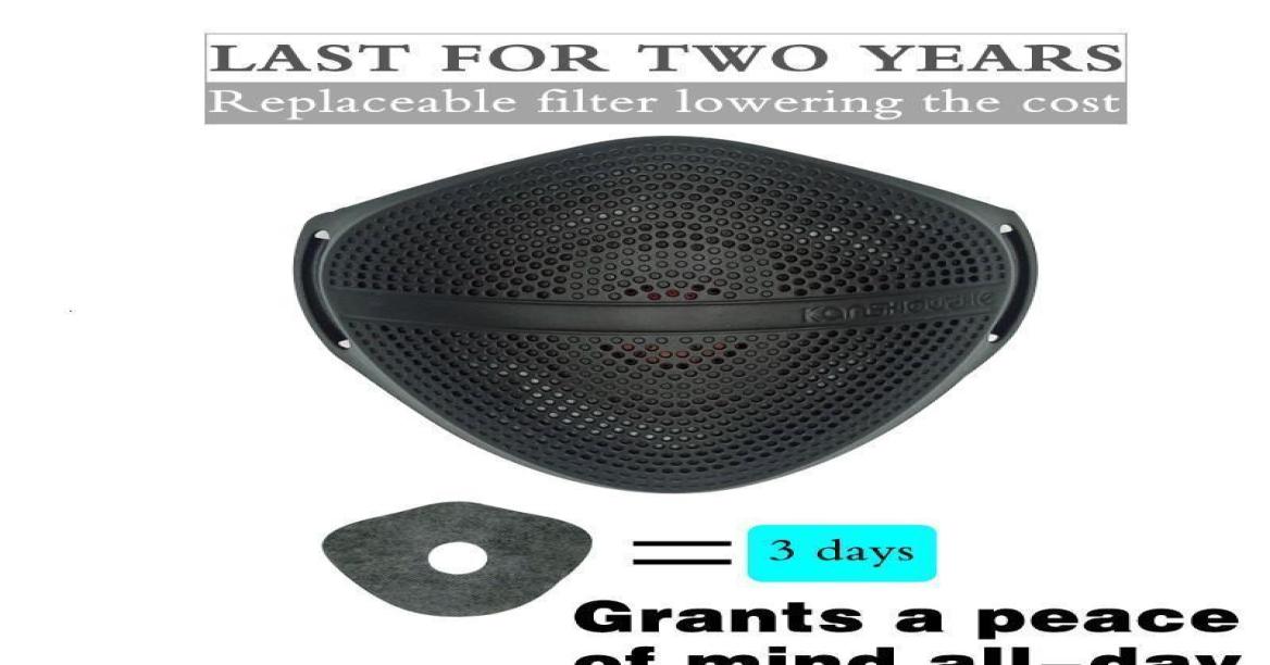 Mouth Safety Washable Kanshouzhe Respirator Face Masks Dust 10pcs Filters Separation Reusable Nose with Mask Home2001 Betoq4765912