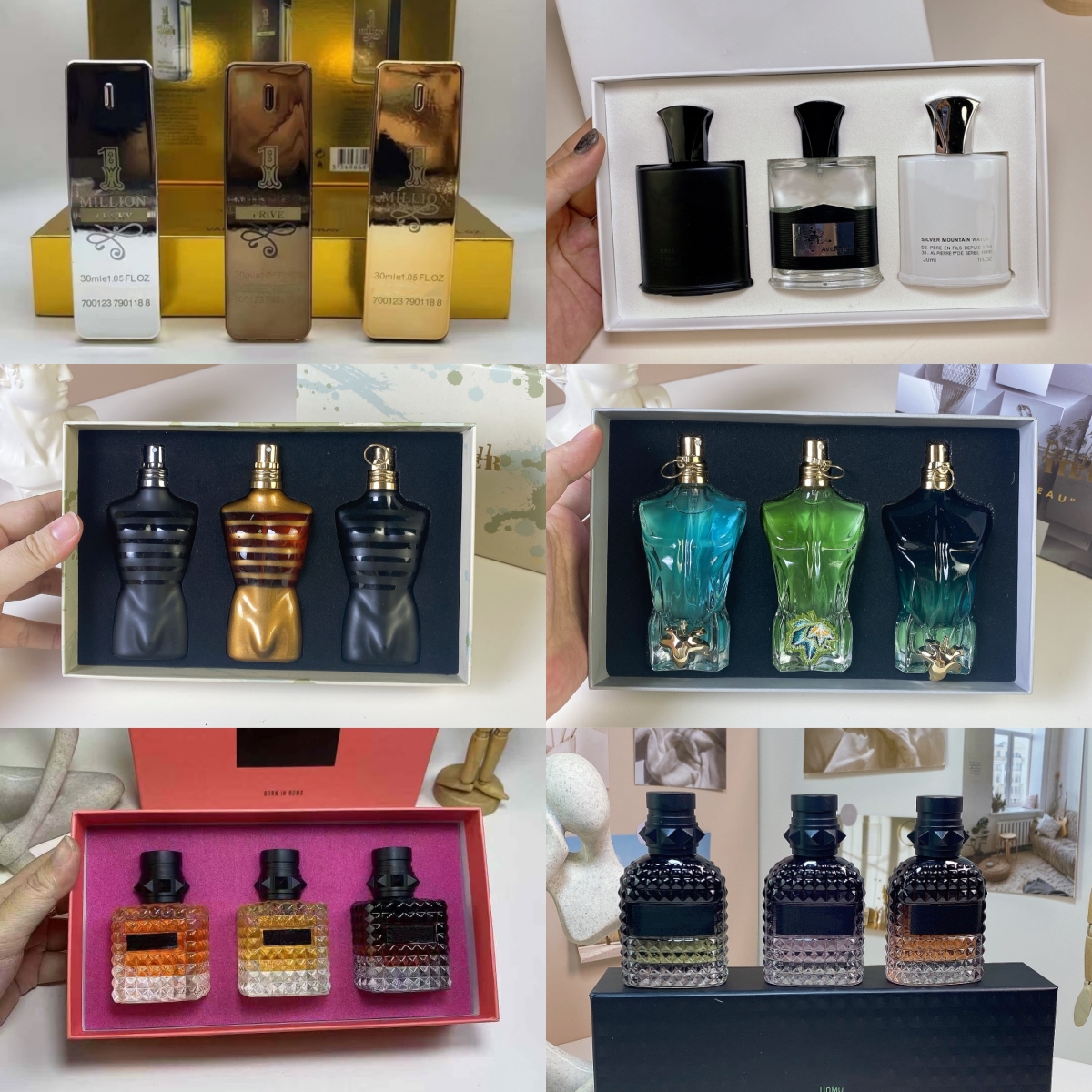20 Kinds Designer Perfume Gift Box Fragrance Set Cologne For Women Men Luxury Brand High Quality Parfum Spray Good Smell Long Time Lasting Body Spray Christmas Gift