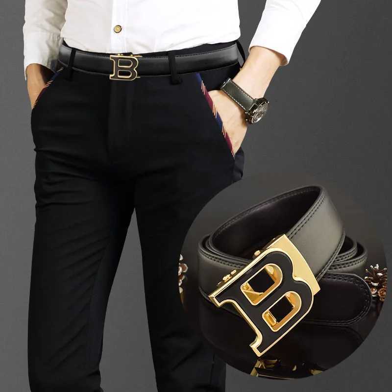 High Quality B Letter White Belt Men Classic Exquisite Designer Belt Men Fashion Luxury Designer Leather Belt H260413