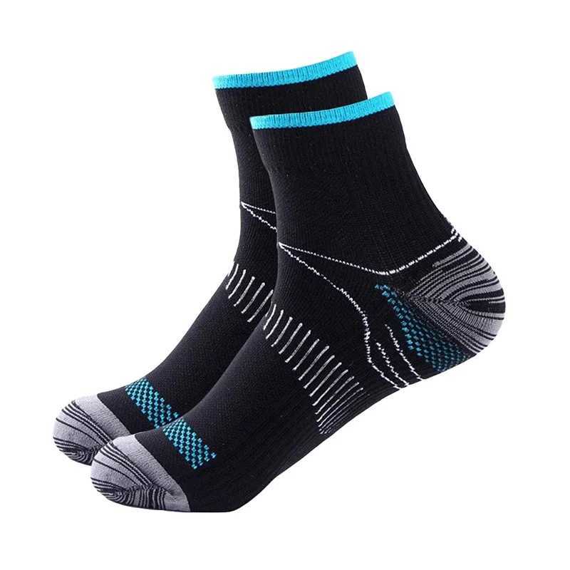 USHINE New Sports Men Women Unisex Foot Compression Socks For Plantar Fasciitis Heel Spurs Arch Pain Breathable SocksW251011