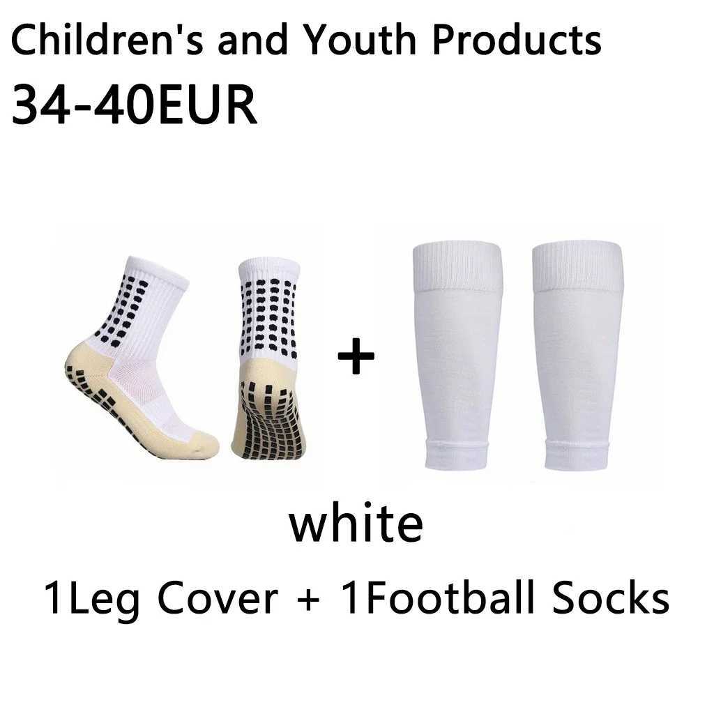 children and youth2 pairs of anti slip silicone football socks and sports leg guards bicycle socks football3440EURW251011