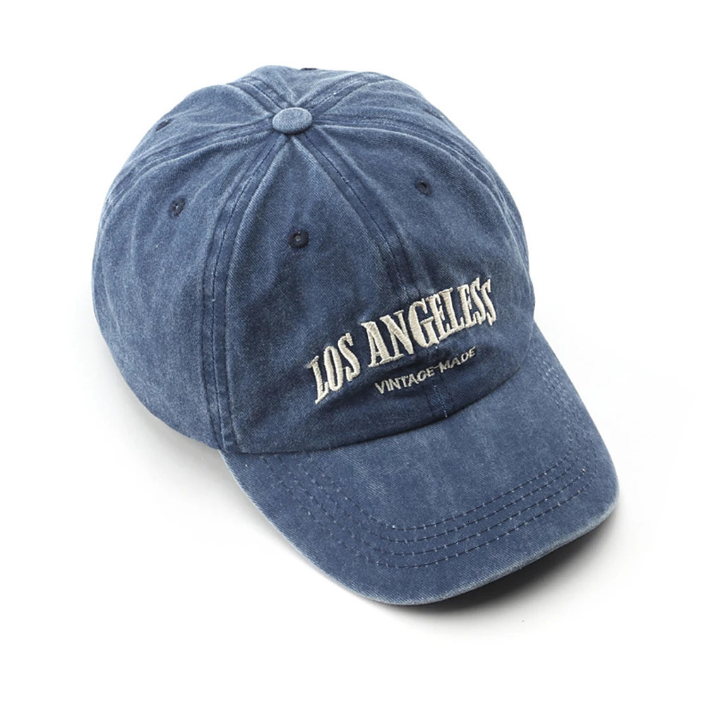 FS Winter Blue Green Denim Caps For Men Women Vintage American Street Hip Hop Baseball Cap Trucker Hats Casquette Femme 250925