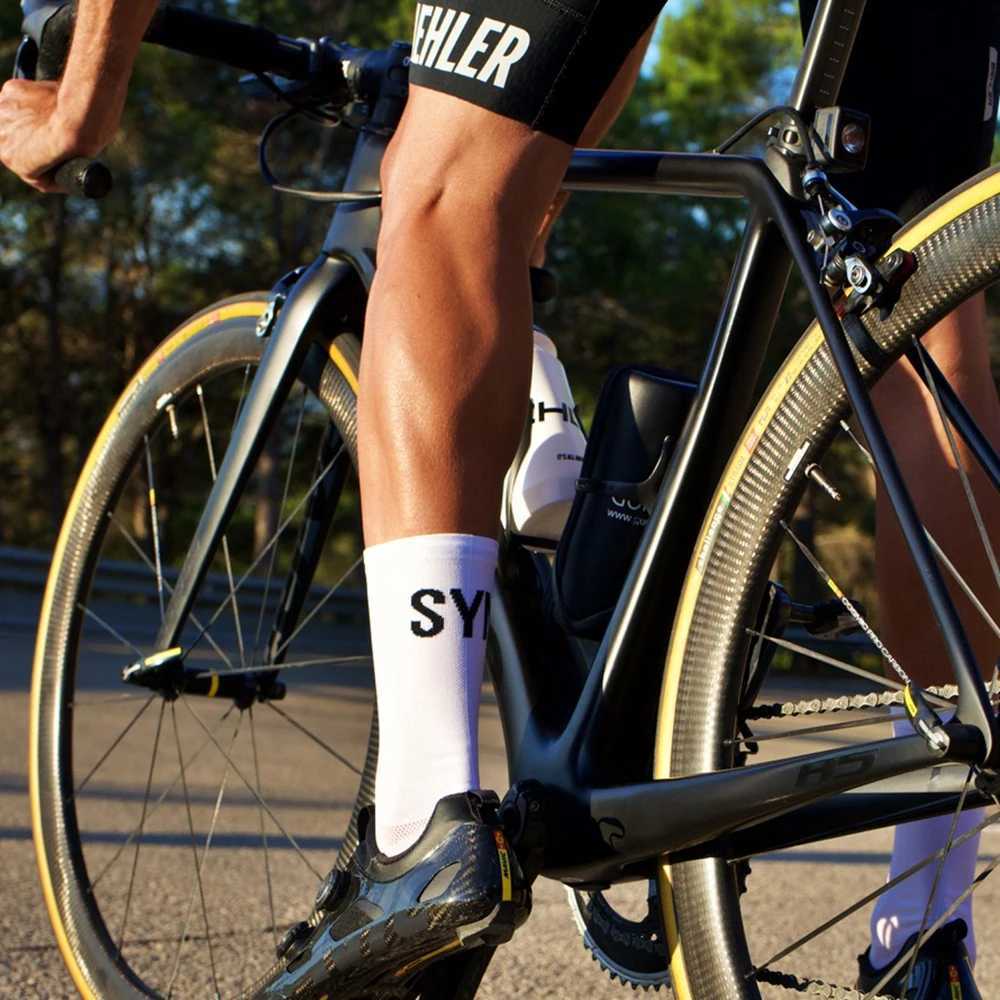 SYN Pro Cycling Socks Men Women High Quality Breathable Bicycle Socks MTB Road Bike Sport Football Basketball Knitting SocksW251011