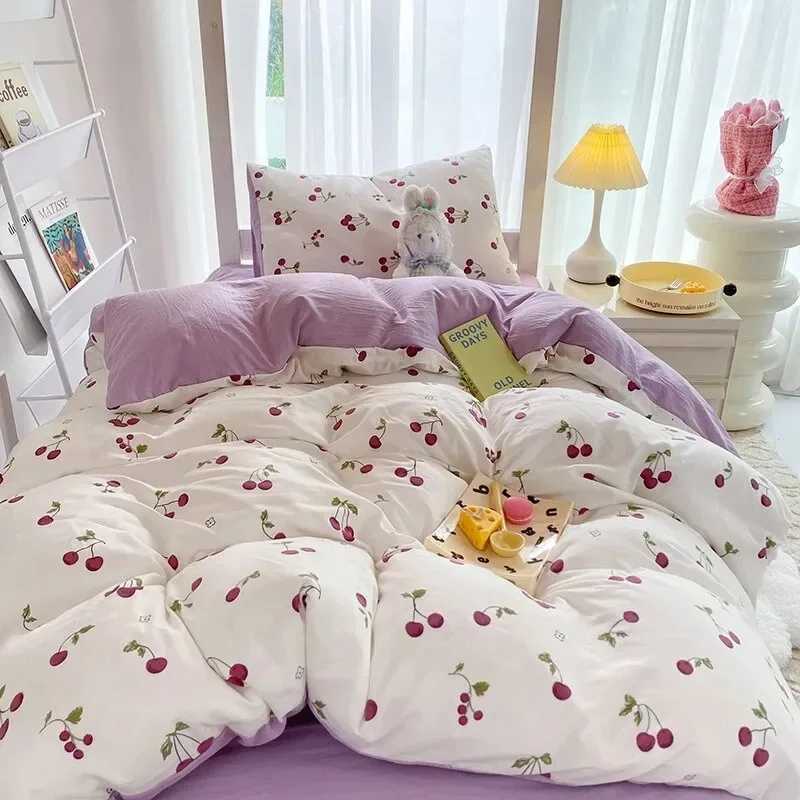 Insstyle Un Set Da 4 Pezzi In Cotone Ultramorbido A Doppio Strato Lavato Con Si…