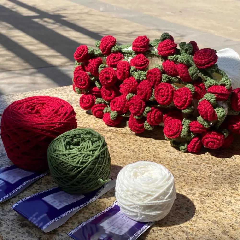 Rose Bouquet Blanket Material Rose Bouquet Handmade Blanket Material Cube Flower Blanket Finished Diy Handmade Material Craft C251011