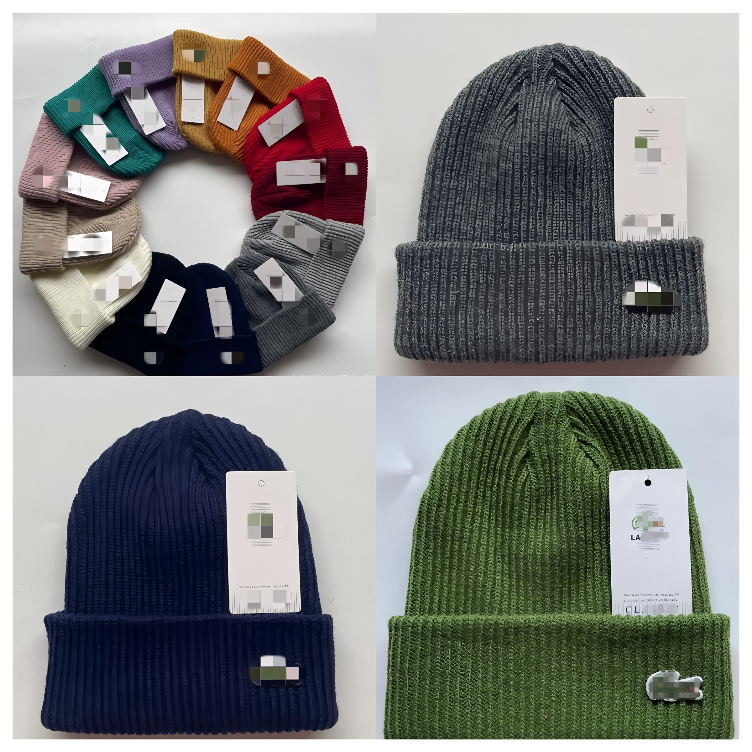 Wool Hat Cold Hat Knitted Hat Women's Brand New Hats Cap girl man 2026 Yarn Beanies bonnet