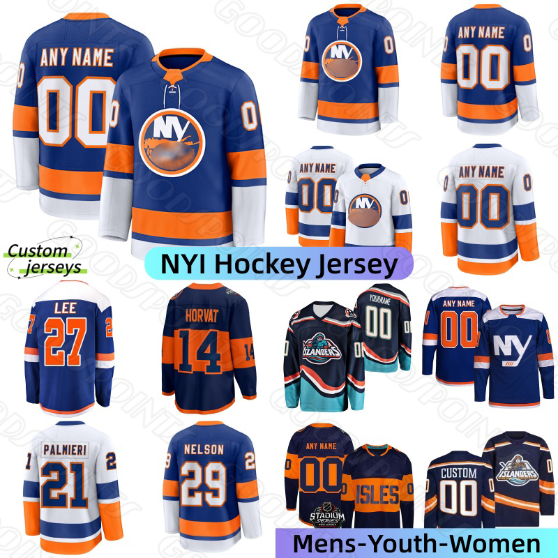 New YorkS hockey jersey islandersS jersey Mathew Barzal Ilya Sorokin Oliver Wahlstrom Anders Jersey Dobson Mike Bossys Nelson Alex Romanov 2025 mens hockey jerseys