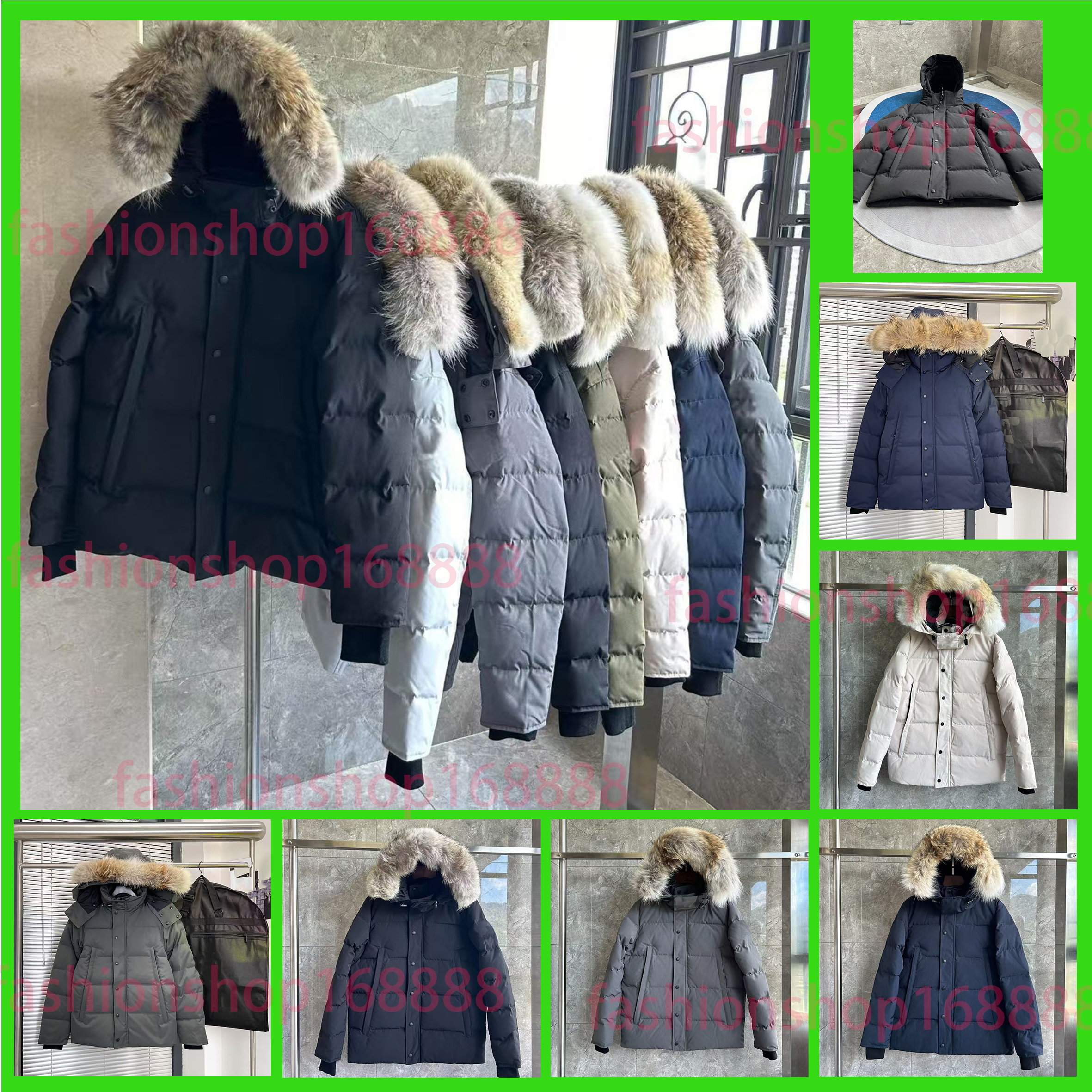 Canada Jacket Goosse jacketCanadian Zipper Coat White Duck Down Jacket Winter Warmbody Outwear Parka Coat Badge Tops Jackets Down Jackets Homme Outdoor Winter 258