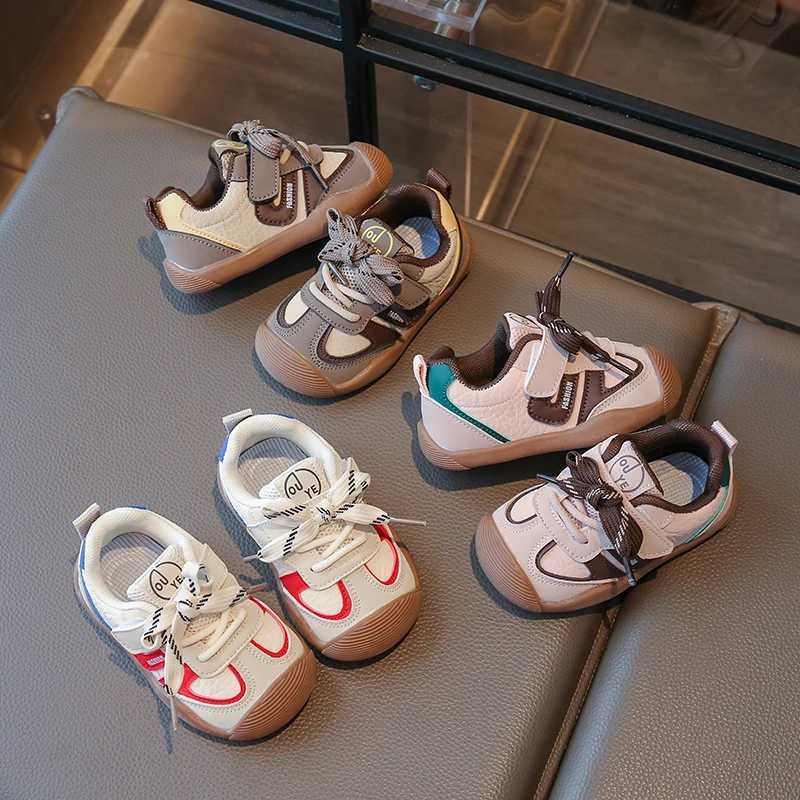 Childrens Casual Sneakers 05 Years Old Breathable Boys Girls Walking Four Seasons Soft Nonslip Kids De Training Shoes C260130