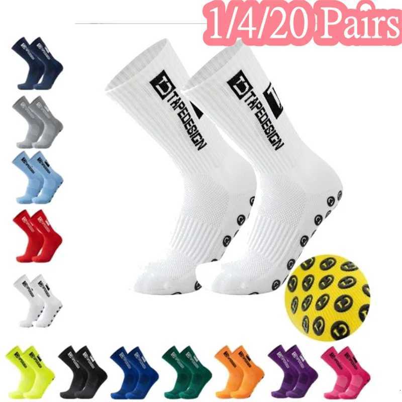 Professional Nonslip Football Socks Men Women Sports Sock Silicone Bottom Soccer Sport Running Cycling Grip Sock 1420 PairsW251011