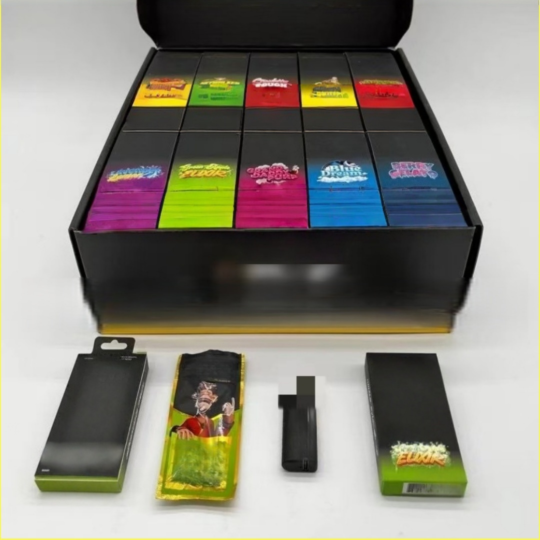 Wholesale Empty Packaging Display Box Empty Cartridge Storage Container 2ml Plastic Tube Carton Premium Packaging Hand Box Mylar Bags Sticker Packagin