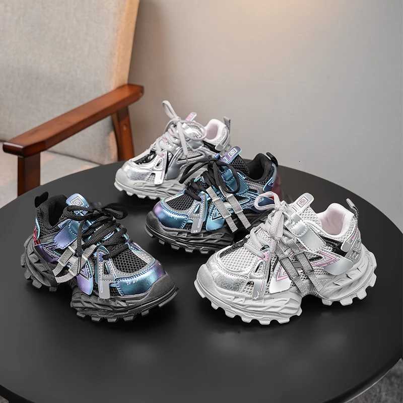 Children Casual Shoes for Girls Boys 2025 Autumn New Fashion Korean Sle Soft Bott Antislippery Versatile Running Sneakers Y251011 XJ260303