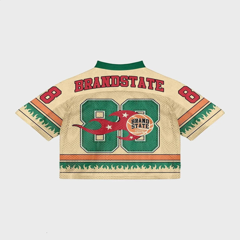 High Street Clothing Harajuku Vneck Knitted Mens Shirt Retro Casual Match Loose Top 240822