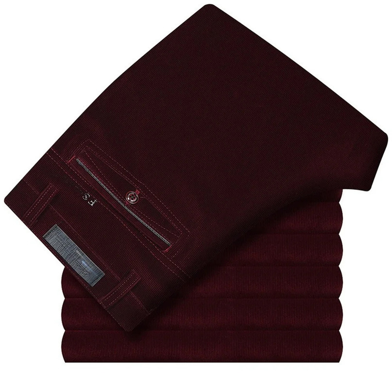 Autumn mens classic Corduroy formal set ultrathin fit business fashion plus size wedding dress 3XMR37 241115