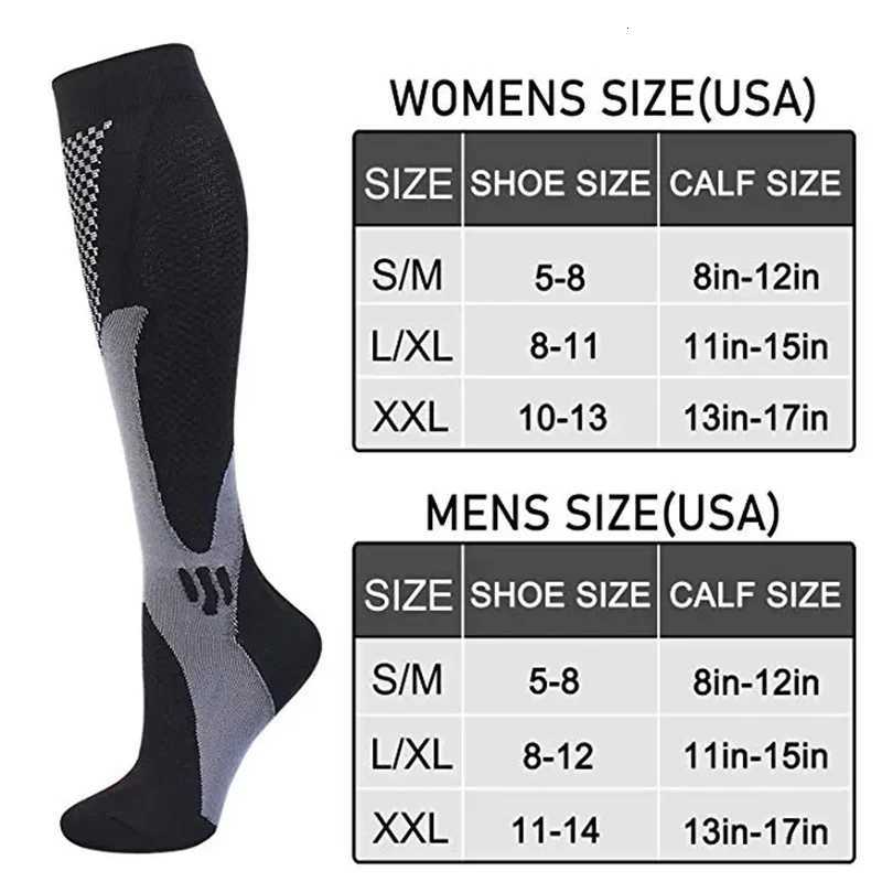 Running Compression Socks Varicose Veins Football Basketball Hiking 2030mmhg Sports Socks Diabetes Edema Pregnancy Nurse SocksW251011